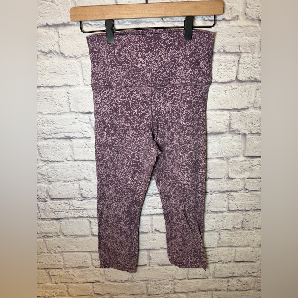 Lululemon Align Crop Purple Pink 21" Arabesque Antoinette Smoky Quartz W6AVJS